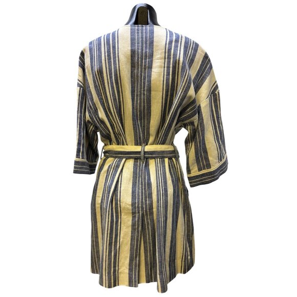 Elevenses Anthropologie NWT Striped Blue & White Jacket XS - Picture 2 of 12